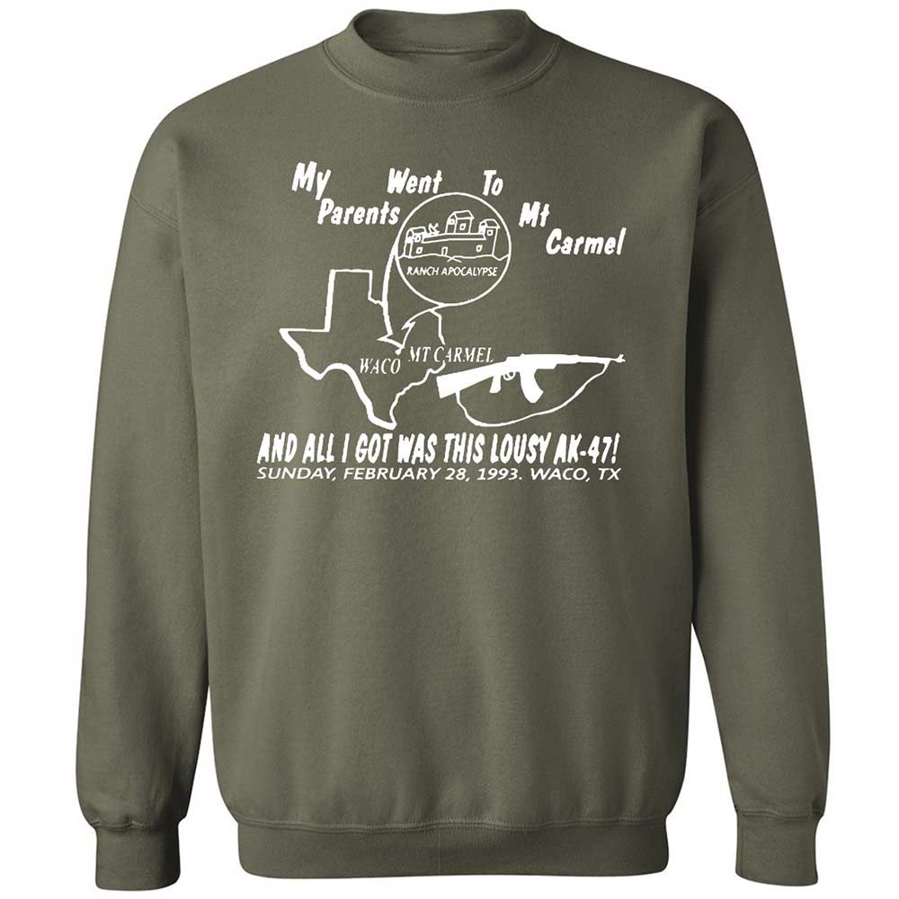 Classic Unisex Sweatshirt - 3QH8FA7H - Military Green - 9