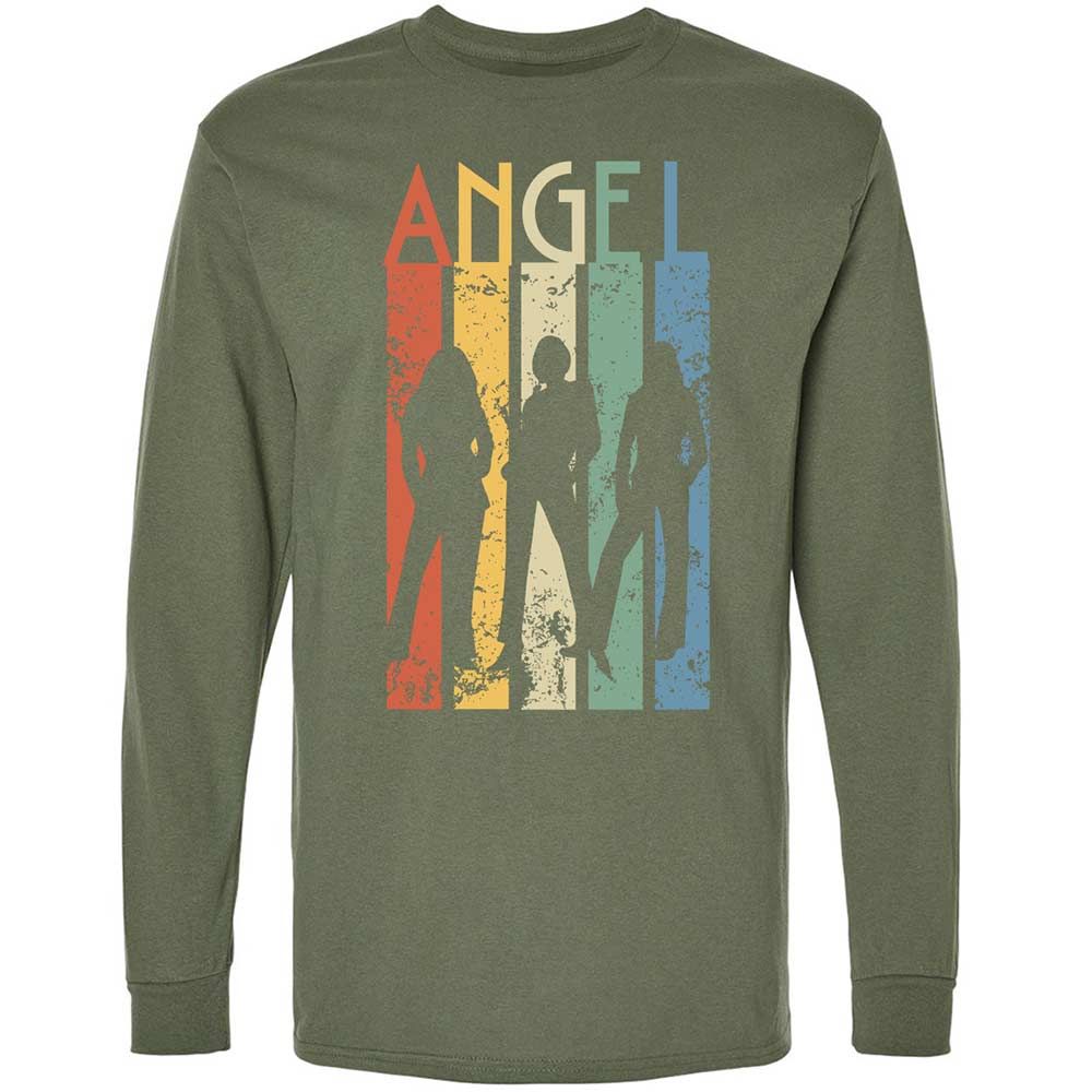 Long Sleeve T-Shirt - WJ6KZSRD - Military Green - 9