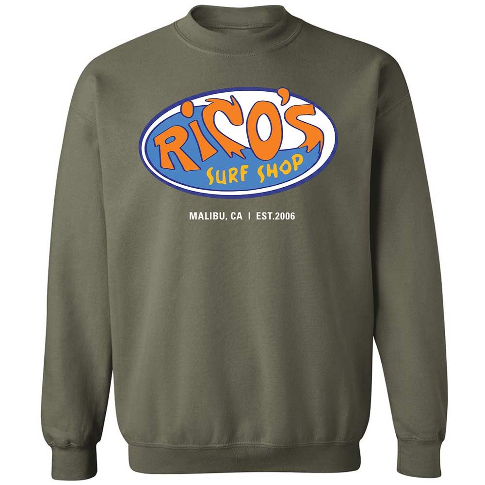 Rico's Surf Shop - Military Green - 9