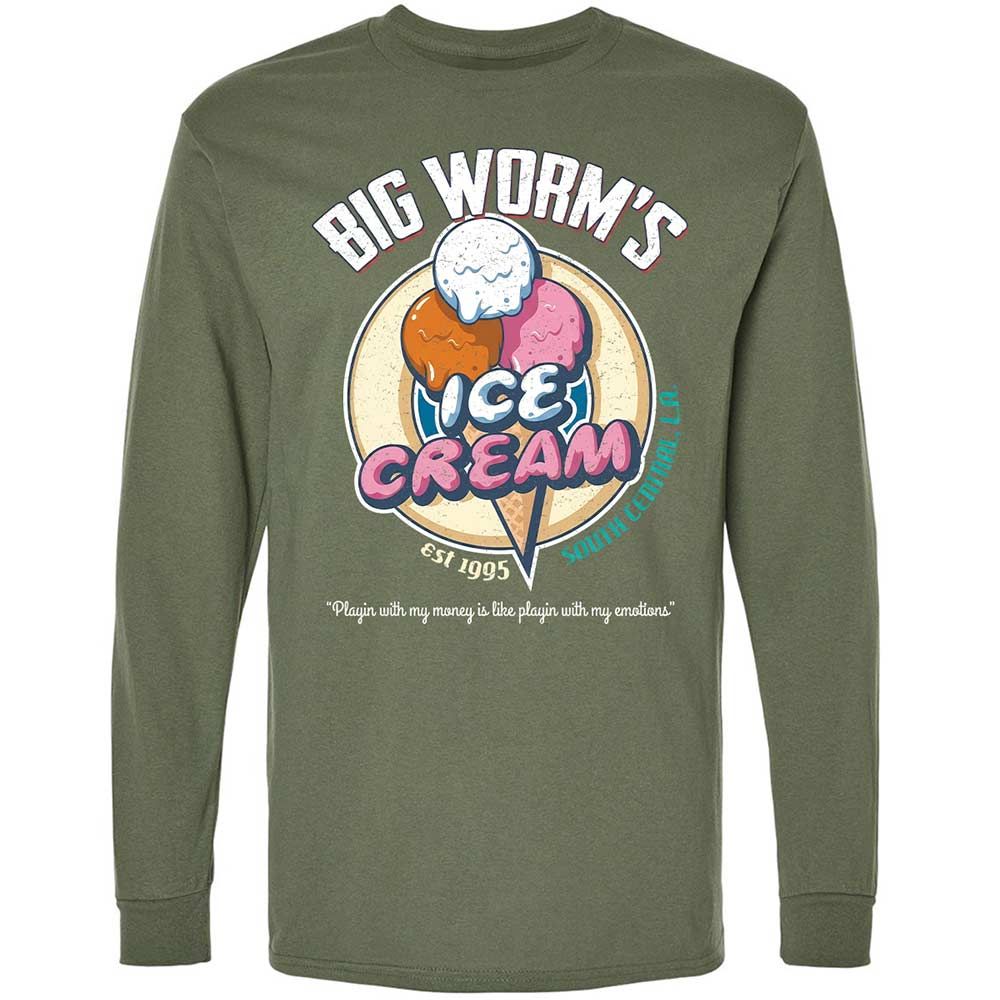 Big Worm's Ice Cream - Military Green - 9