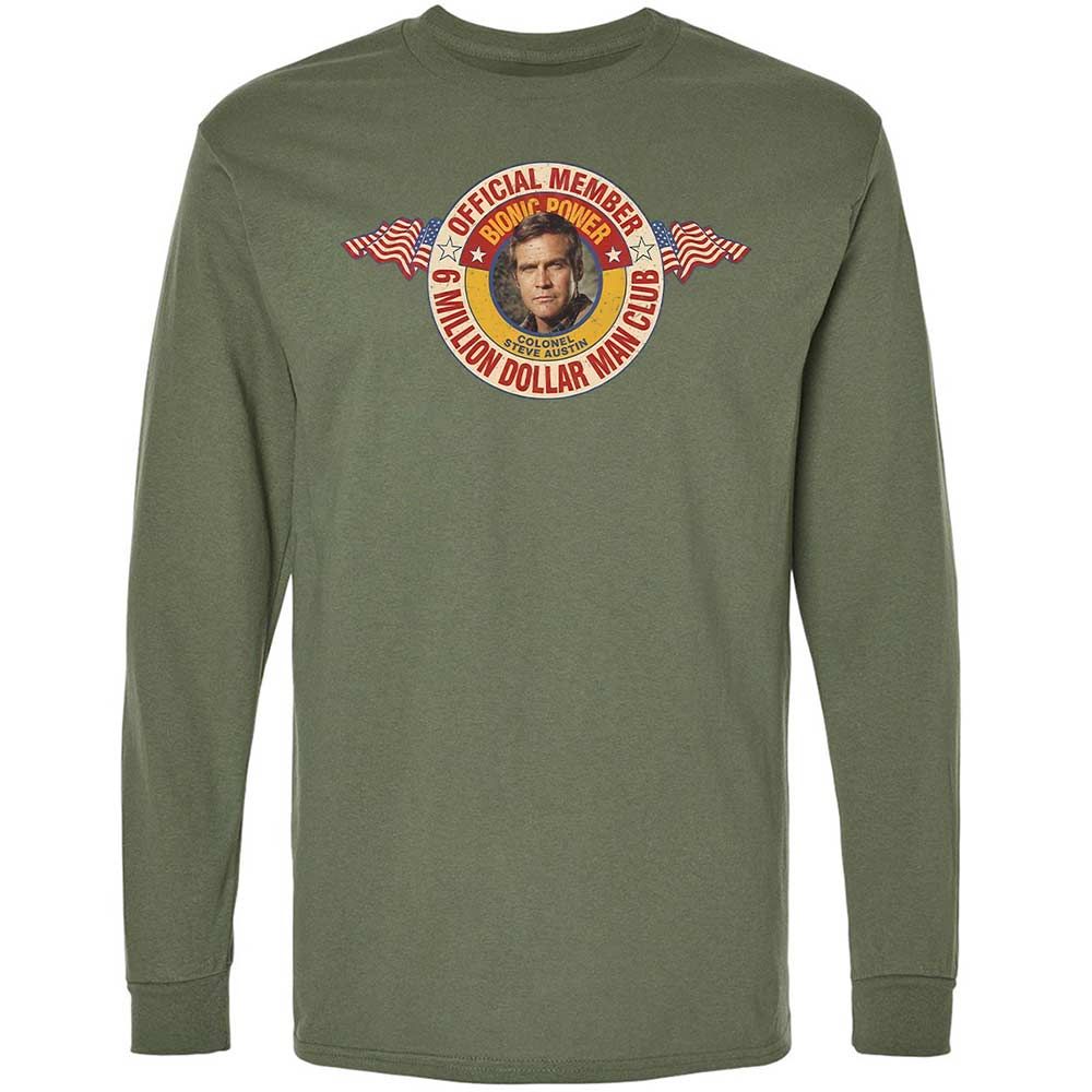 Long Sleeve T-Shirt - D1VGR2YN - Military Green - 9