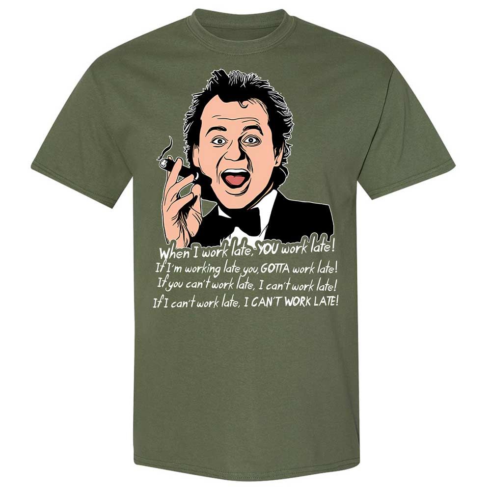 When I work late - Military Green - 9