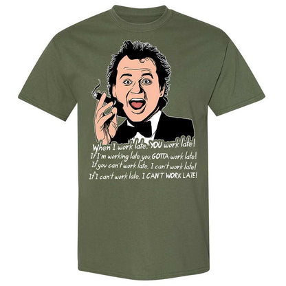 When I work late - Military Green - 9