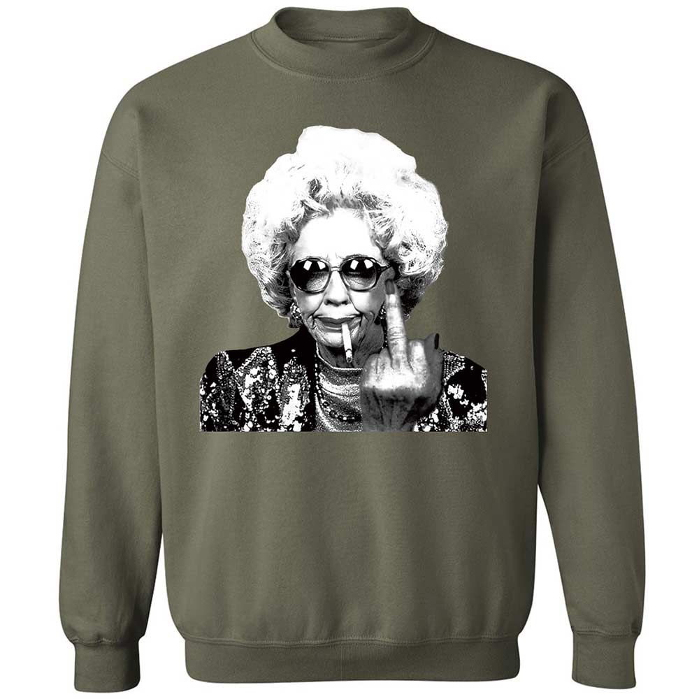 Badass Grandma - Military Green - 9