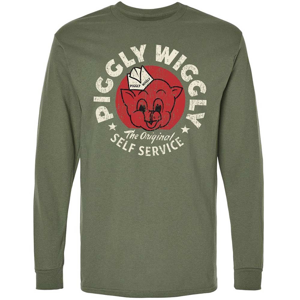 Long Sleeve T-Shirt - 3F1V3PX3 - Military Green - 9