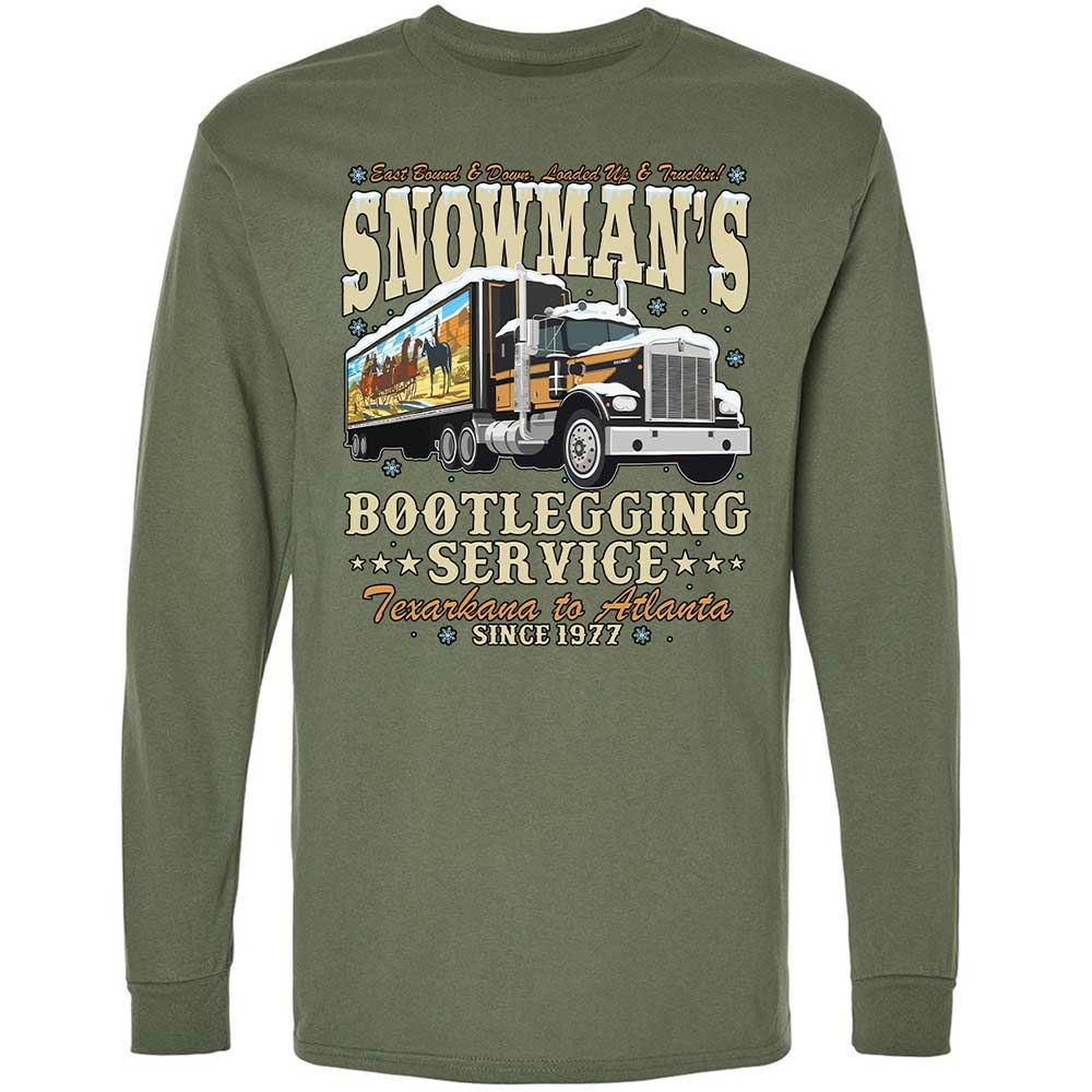 Snowman's Bootlegging Service - Military Green - 9