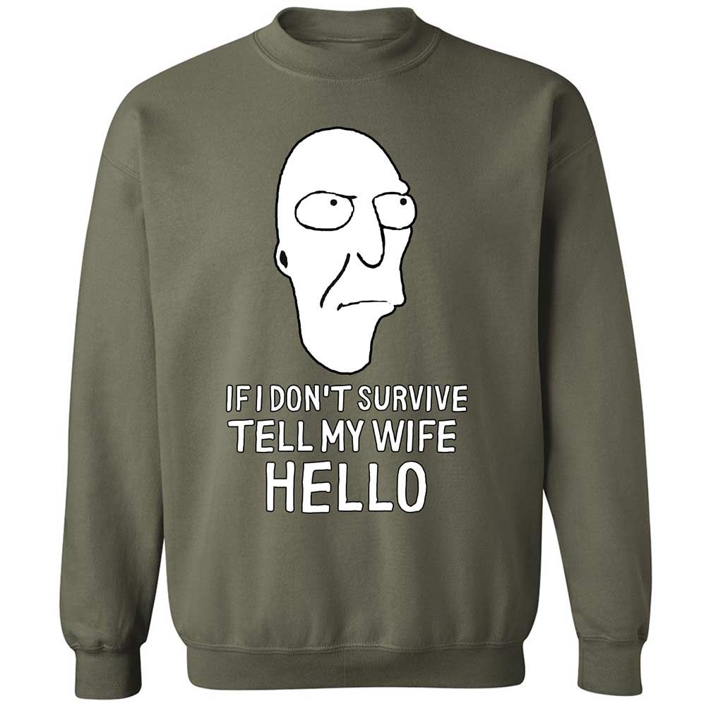 Classic Unisex Sweatshirt - 69ARHAX6 - Military Green - 9