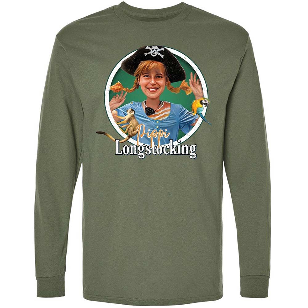 Long Sleeve T-Shirt - QUQ1PT24 - Military Green - 9
