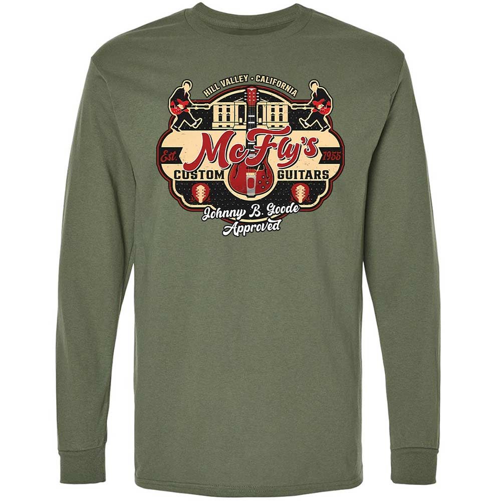 Long Sleeve T-Shirt - ZMSG6PQ7 - Military Green - 9