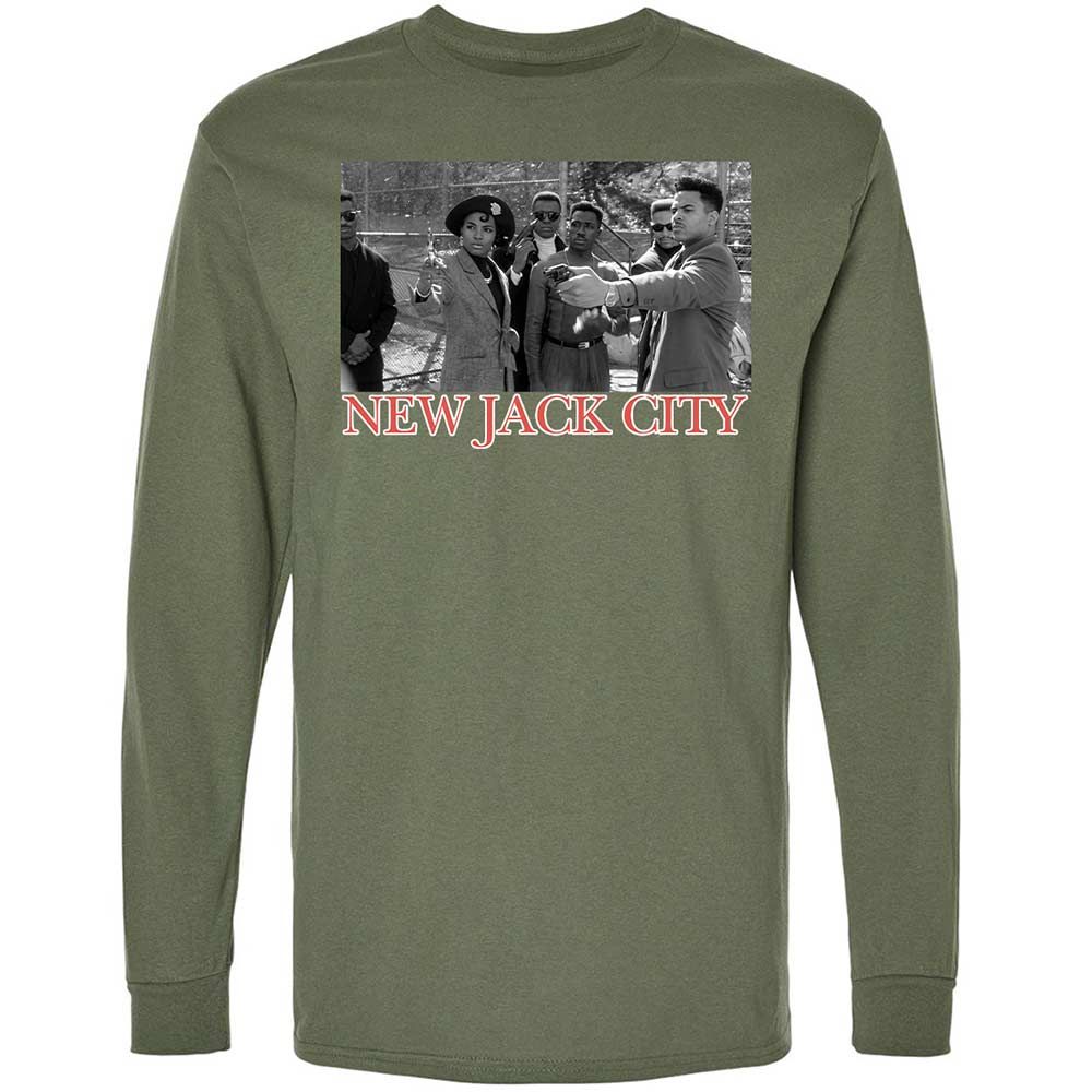 Long Sleeve T-Shirt - N15U82EH - Military Green - 9