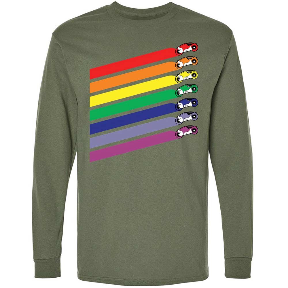 Race The Rainbow - Military Green - 9