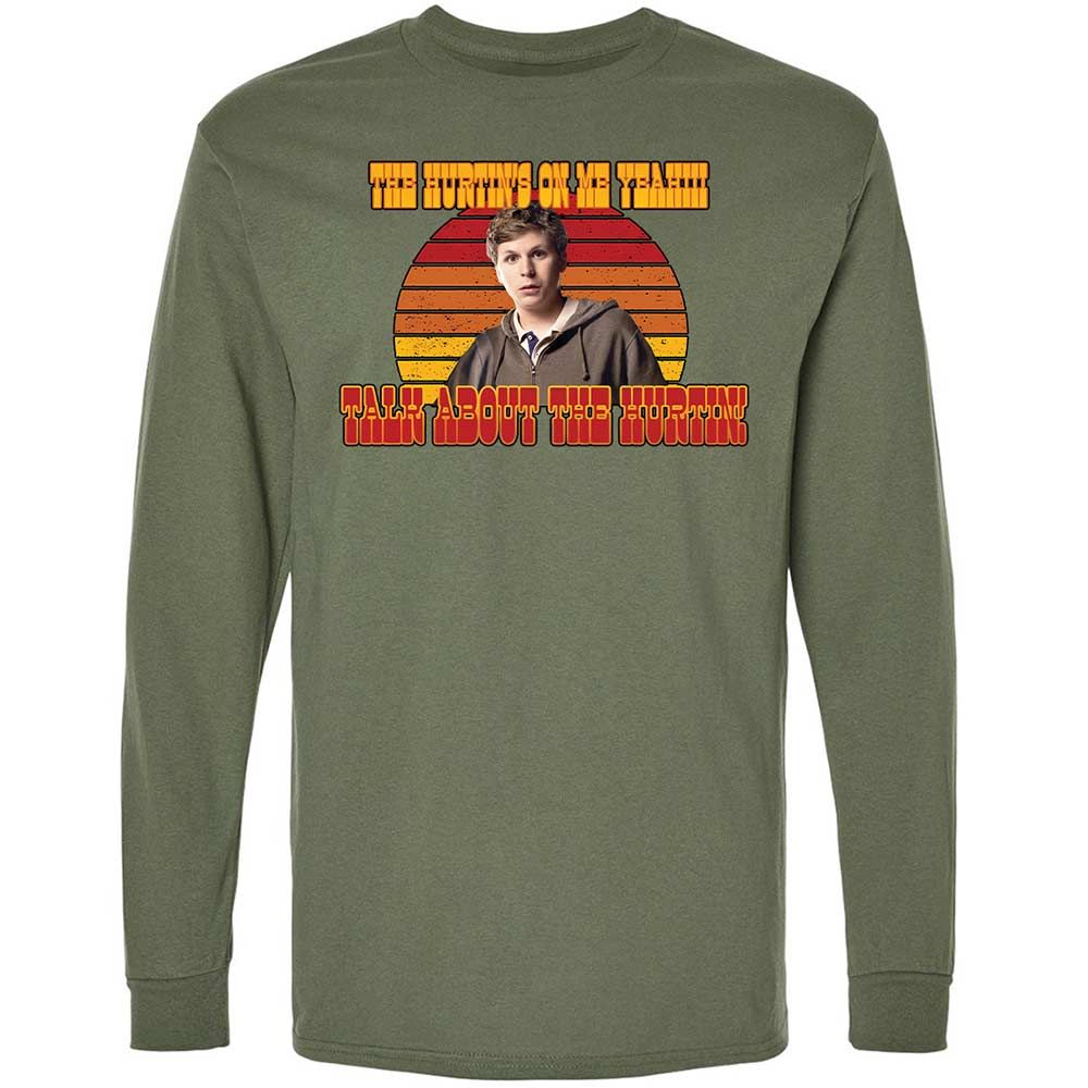 Long Sleeve T-Shirt - JWN83XKJ - Military Green - 9