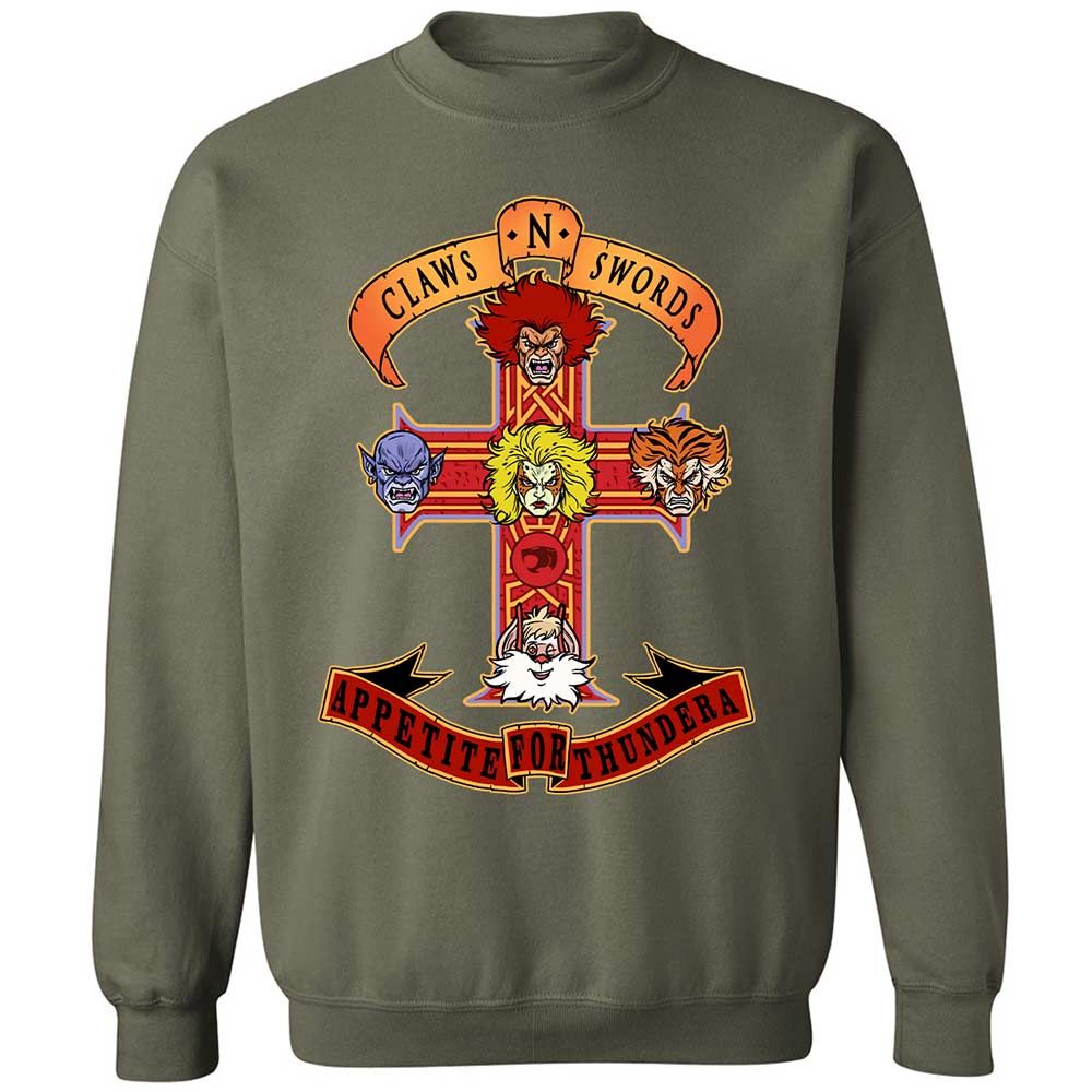 Classic Unisex Sweatshirt - WTQ5FQBU - Military Green - 9