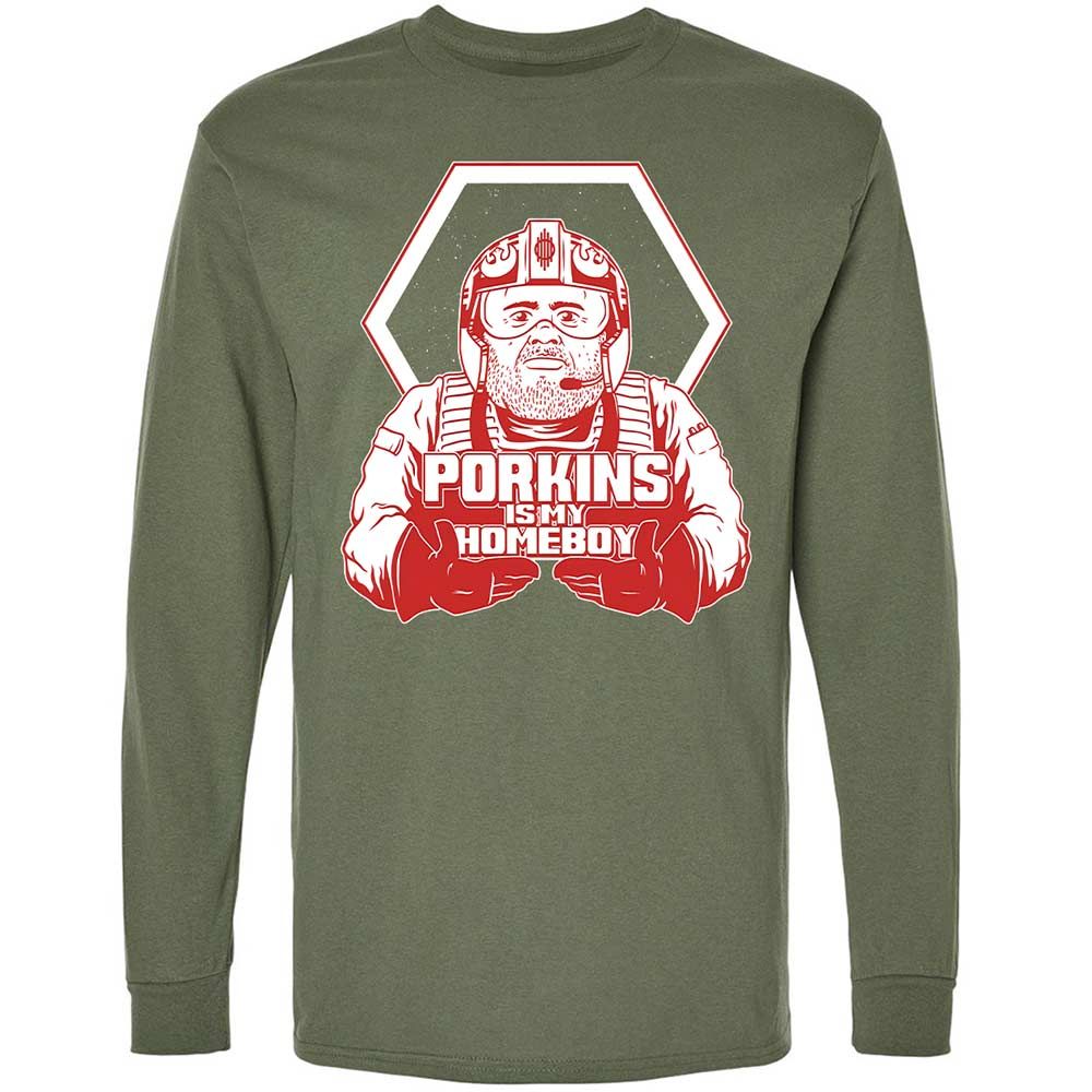 Porkins Is My Homeboy - Military Green - 9