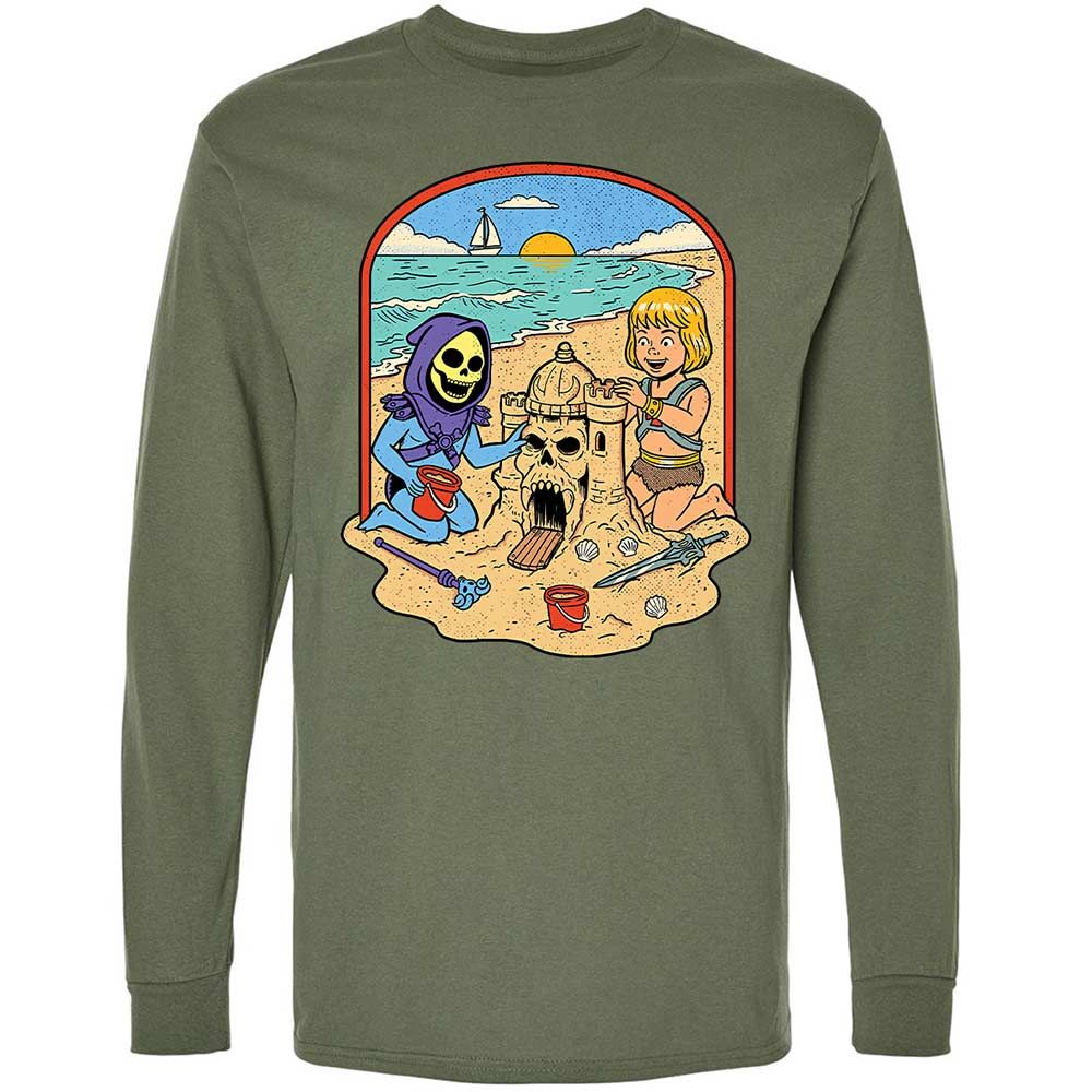 Long Sleeve T-Shirt - V6DV82KF - Military Green - 9