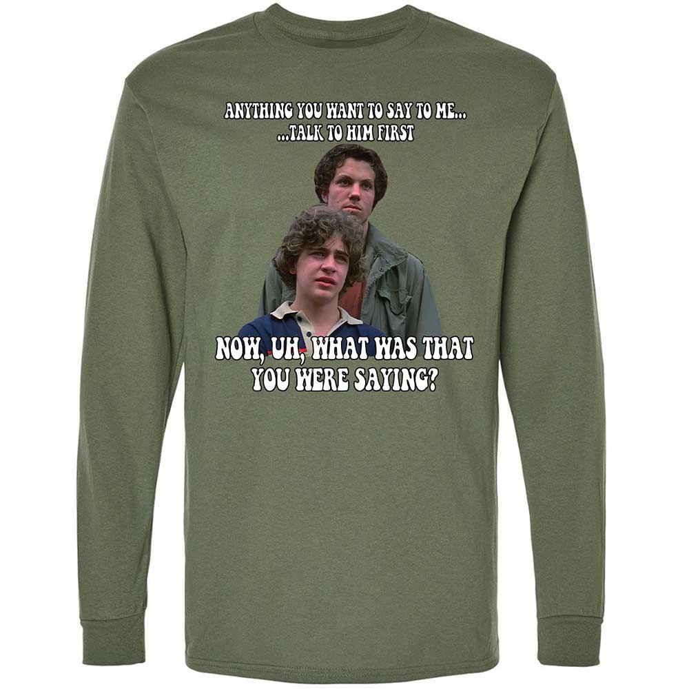 Long Sleeve T-Shirt - TRKG5Y9Z - Military Green - 9