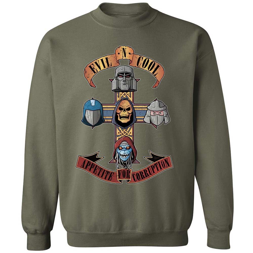 Classic Unisex Sweatshirt - KJ89NBGQ - Military Green - 9