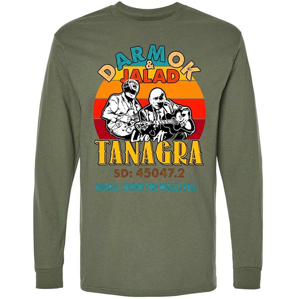 Long Sleeve T-Shirt - 4LH6RP1F - Military Green - 9