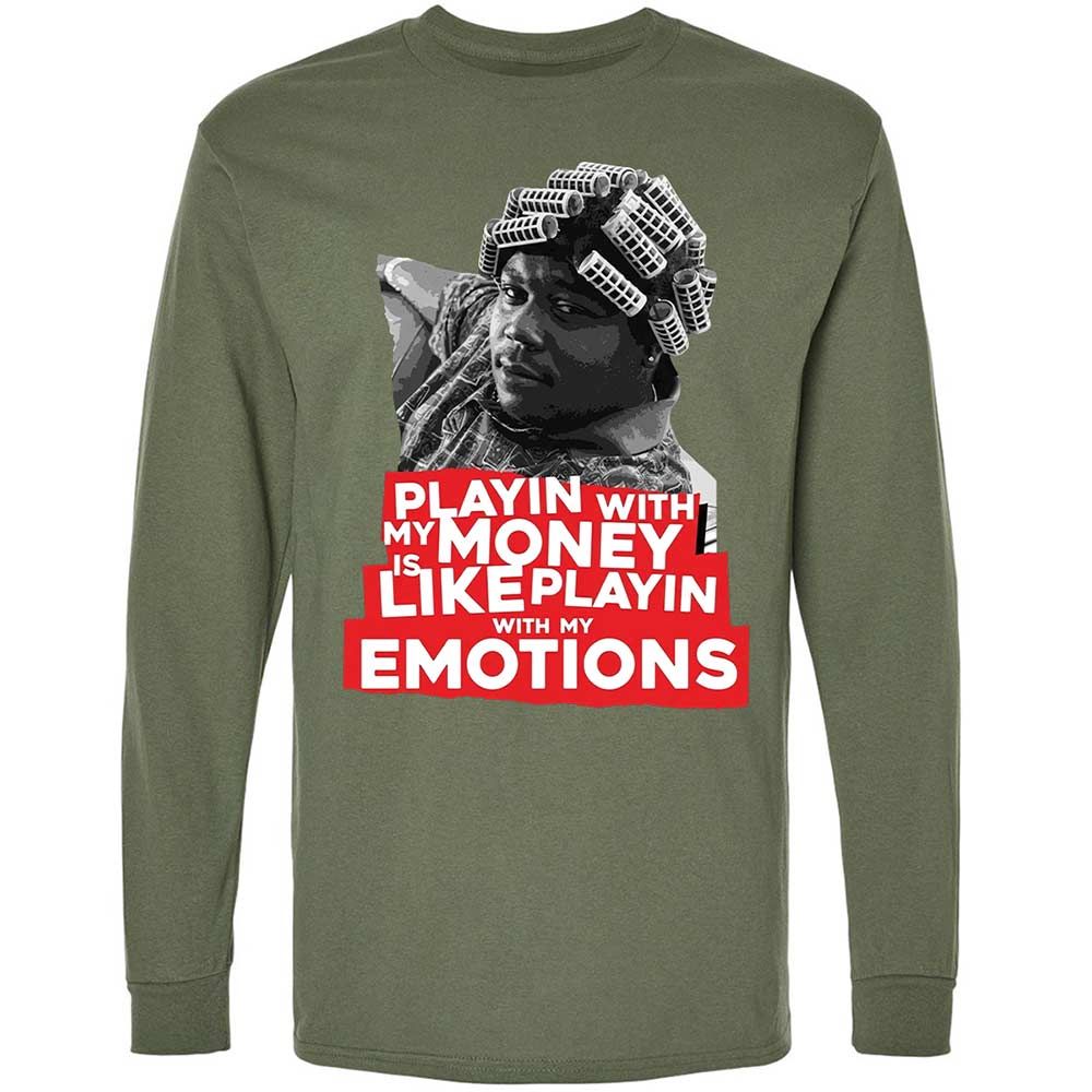 Long Sleeve T-Shirt - KHZG4EAD - Military Green - 9