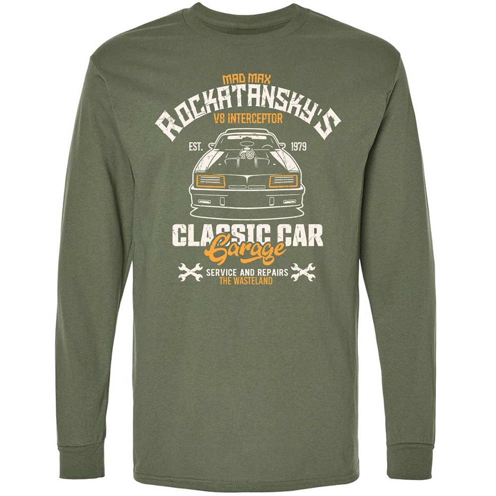 Long Sleeve T-Shirt - 4VMRT11Y - Military Green - 9