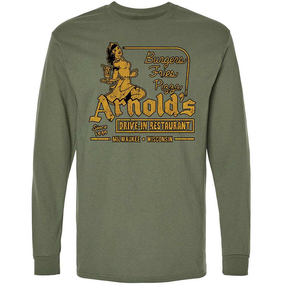Long Sleeve T-Shirt - J6GECCKZ - Military Green - 9