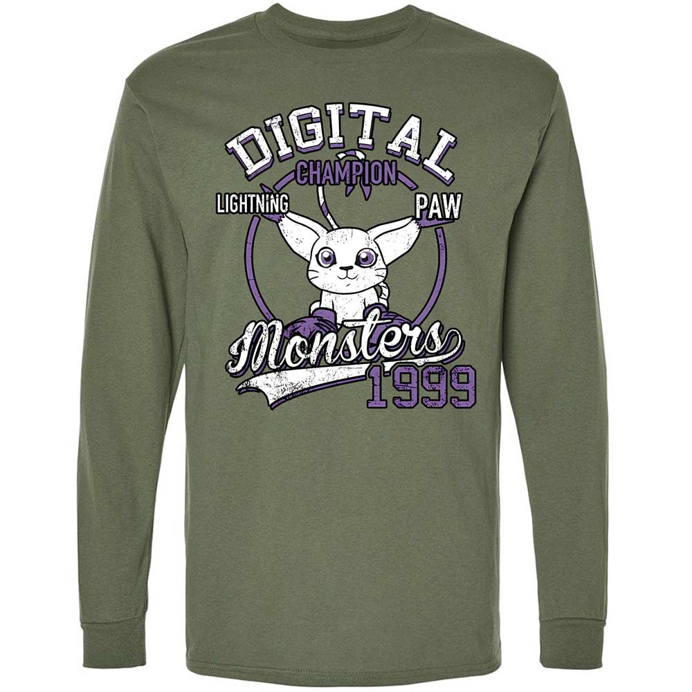 Long Sleeve T-Shirt - 92VNUVRN - Military Green - 9