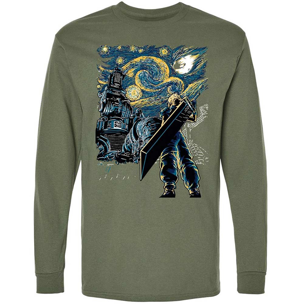 Long Sleeve T-Shirt - 3J7FWS2A - Military Green - 9