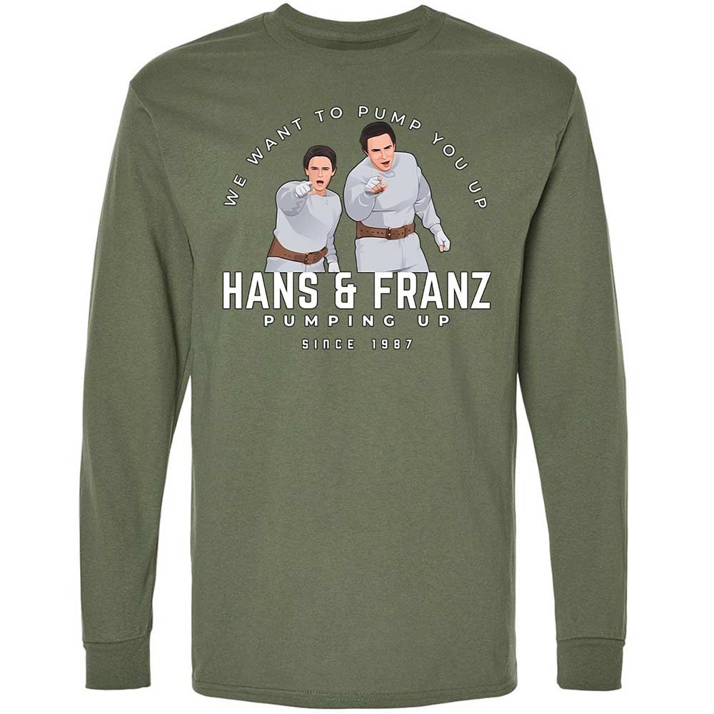 Long Sleeve T-Shirt - WY1SZX9L - Military Green - 9