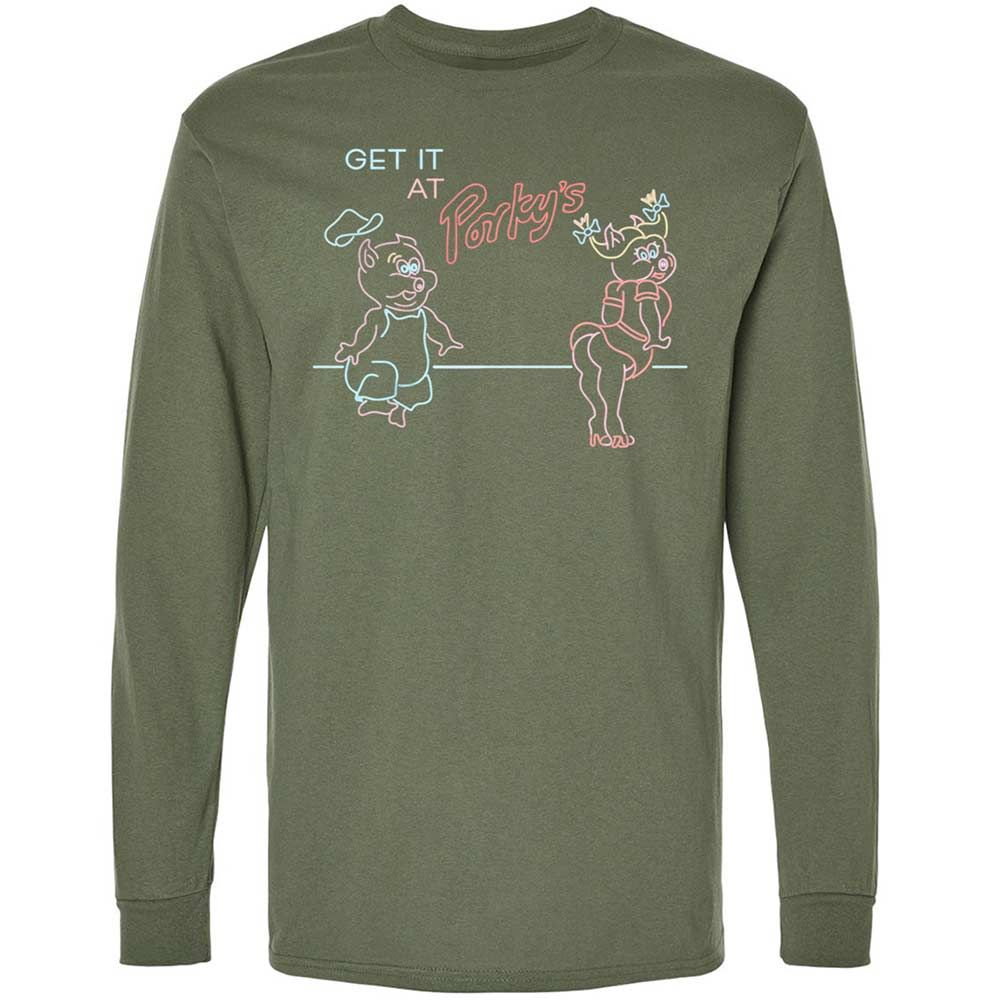 Long Sleeve T-Shirt - D5ZYC1RV - Military Green - 9