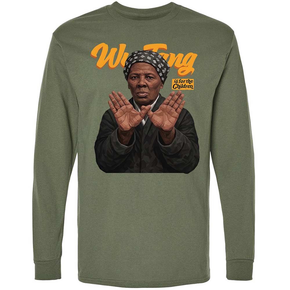 Long Sleeve T-Shirt - Black - Military Green - 9