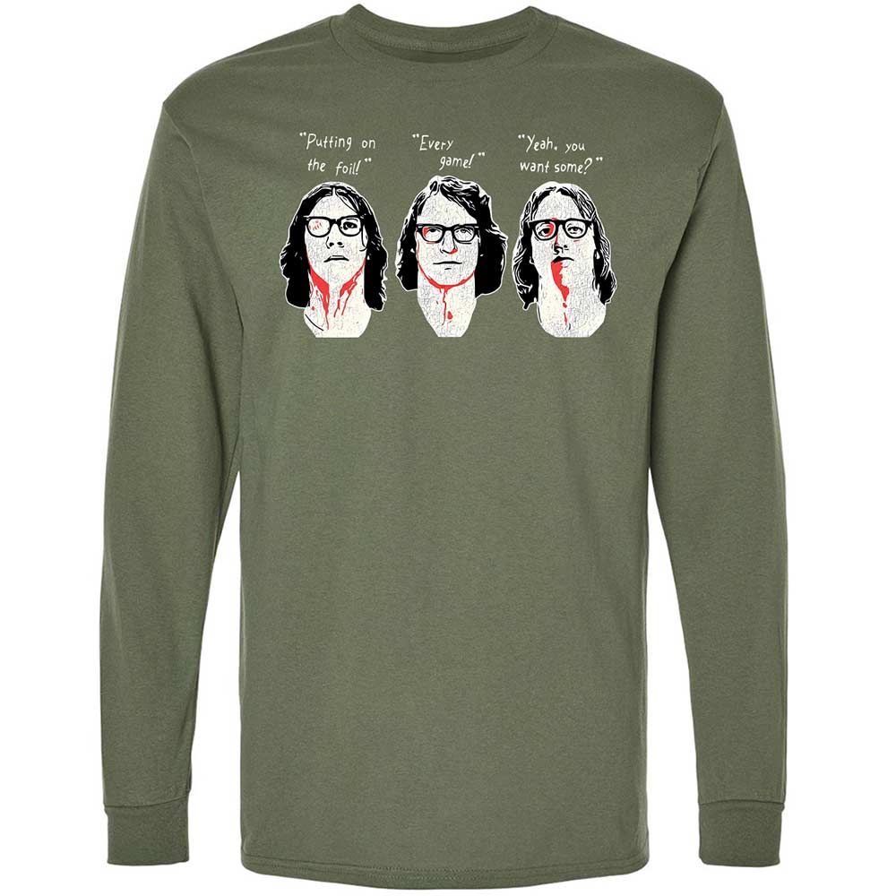 Long Sleeve T-Shirt - 16YE3LHU - Military Green - 9