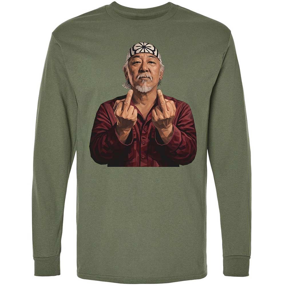 Long Sleeve T-Shirt - E5JKNUR6 - Military Green - 9