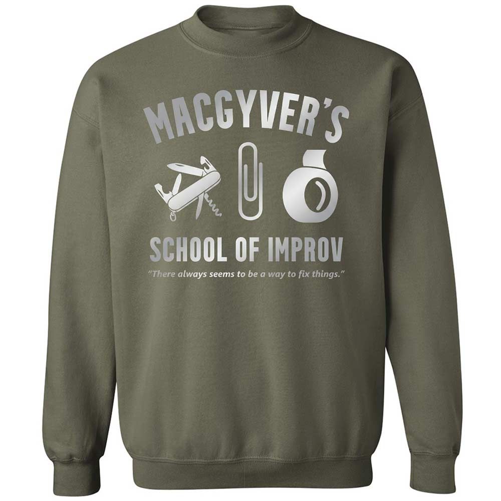 Classic Unisex Sweatshirt - 1WMKJDHV - Military Green - 9