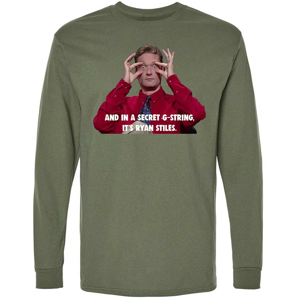 Long Sleeve T-Shirt - 2FDJXZWR - Military Green - 9