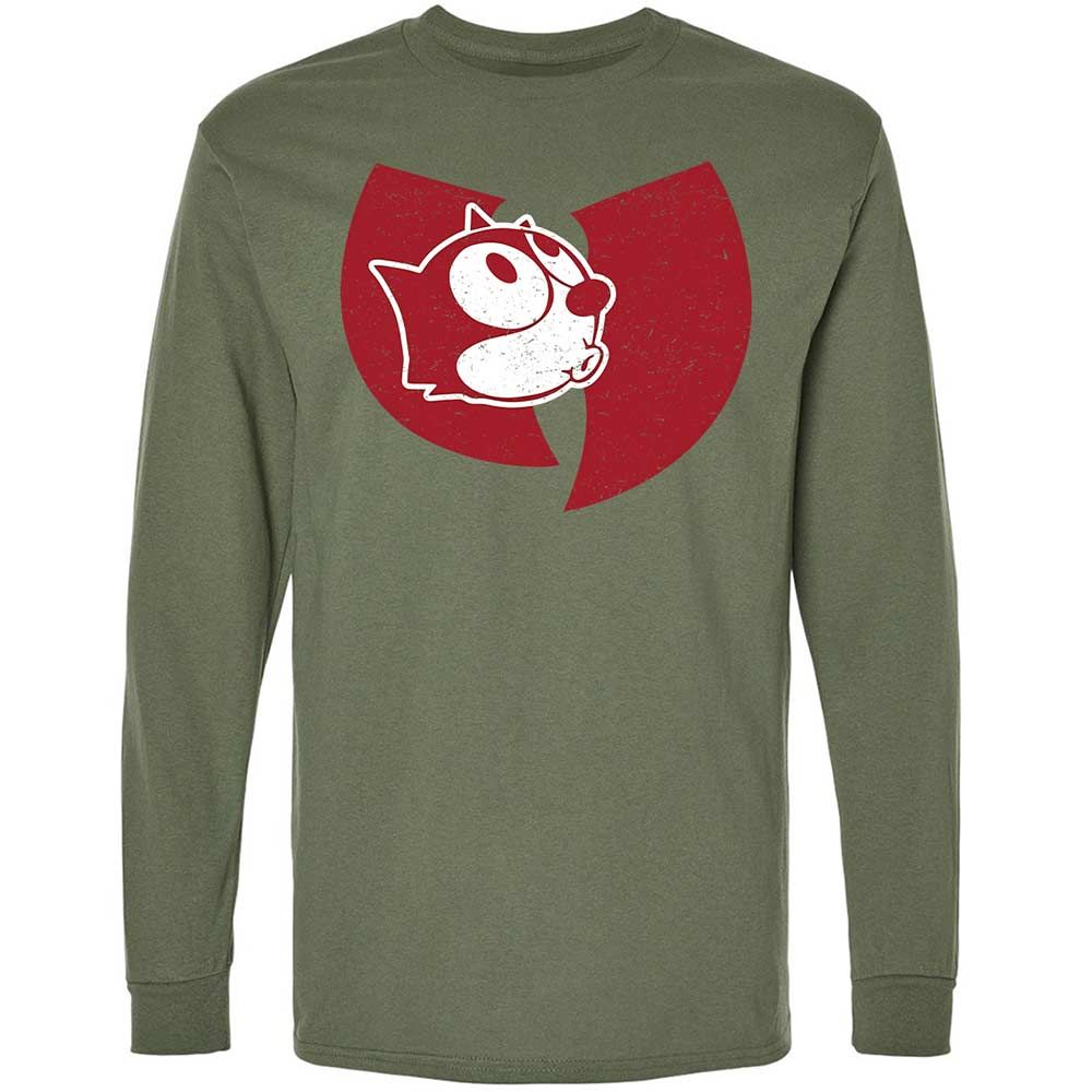 Long Sleeve T-Shirt - YFQ2M85F - Military Green - 9