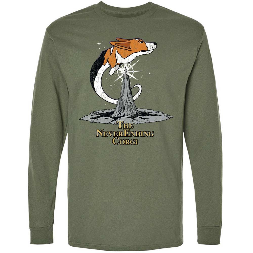 The NeverEnding Corgi - Military Green - 9