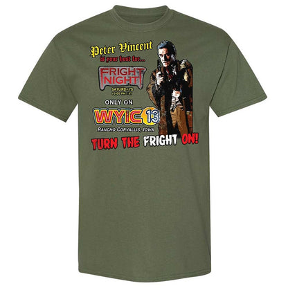 Peter Vincent Fright horror night cult - Military Green - 9