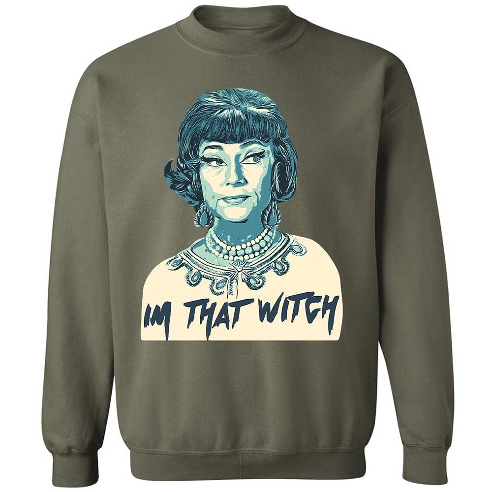 I'm that witch - Military Green - 9