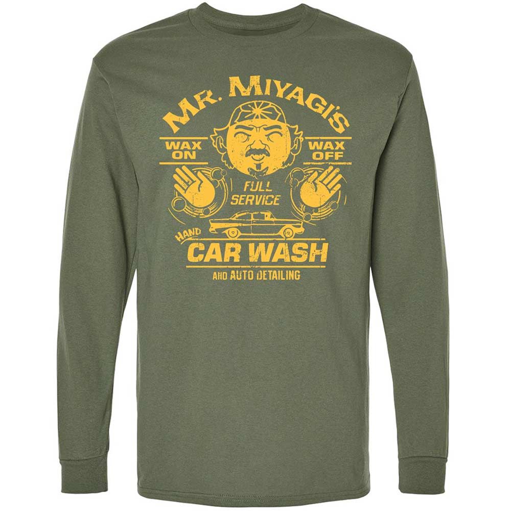 Long Sleeve T-Shirt - 3BQKR198 - Military Green - 9