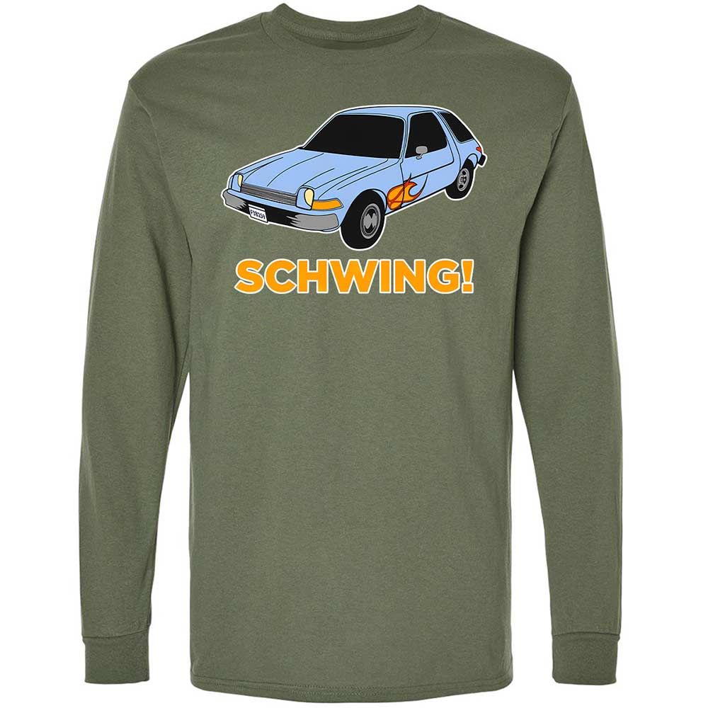 Long Sleeve T-Shirt - AXB6HM7N - Military Green - 9
