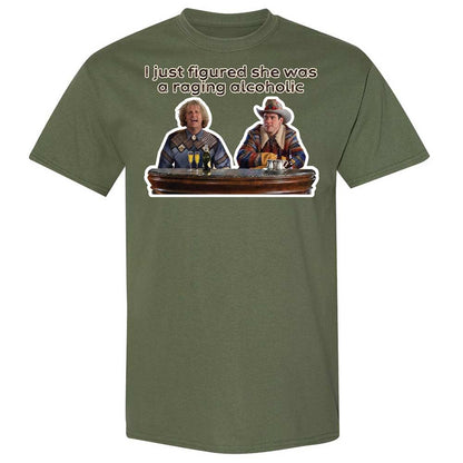 Classic Unisex T-Shirt - QM7CNM9N - Military Green - 9