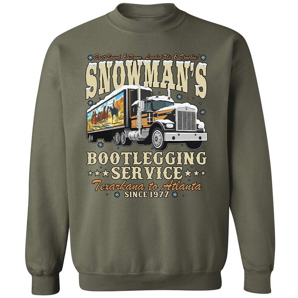 Snowman's Bootlegging Service - Military Green - 9