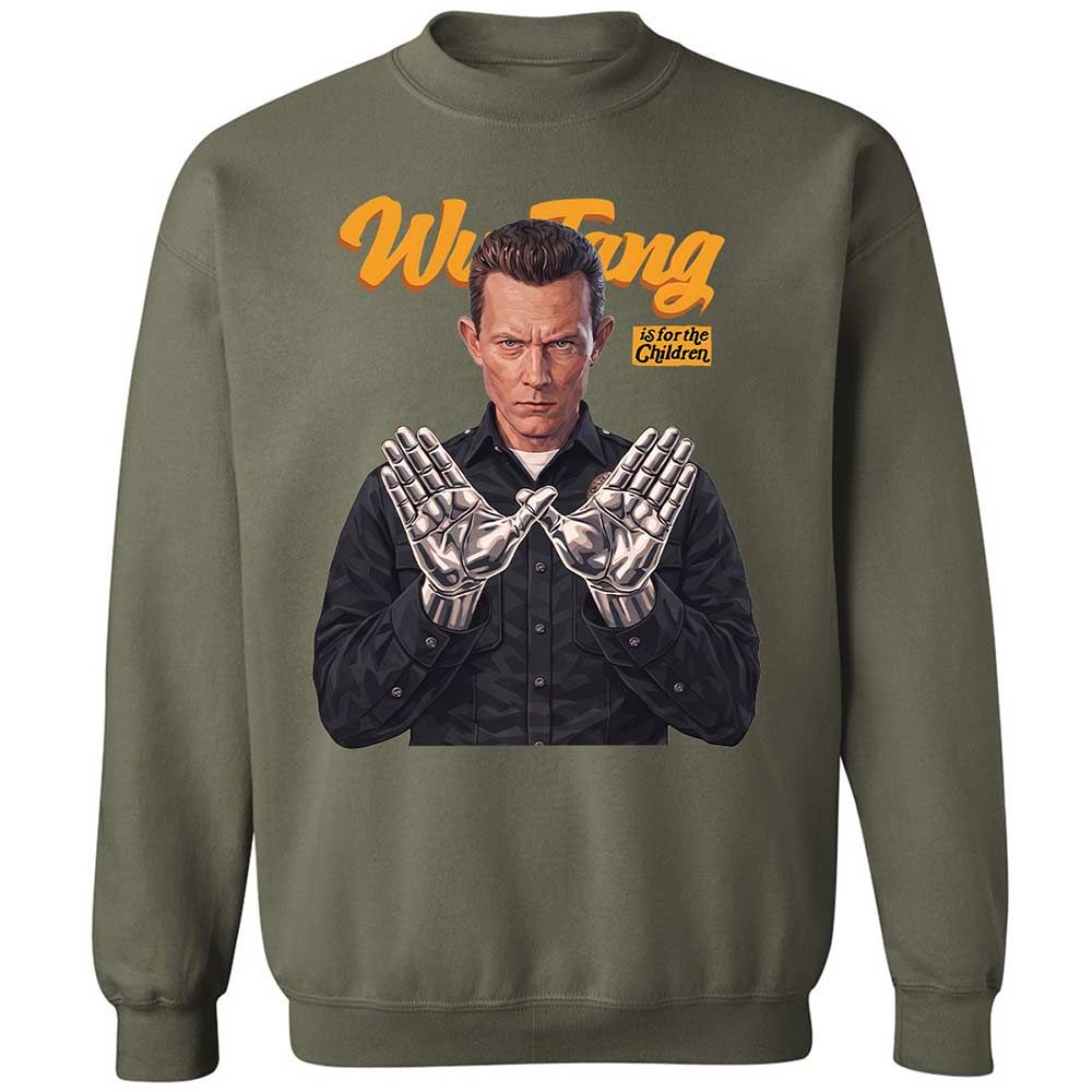 Classic Unisex Sweatshirt - Black - Military Green - 9