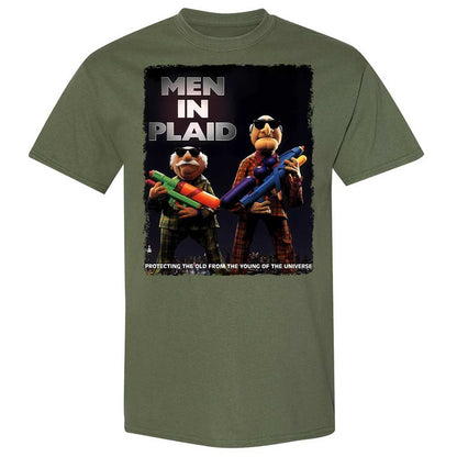 Men in Plaid - Military Green - 9