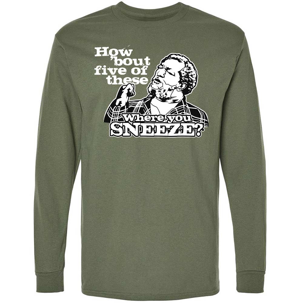 Long Sleeve T-Shirt - FU19B1DL - Military Green - 9