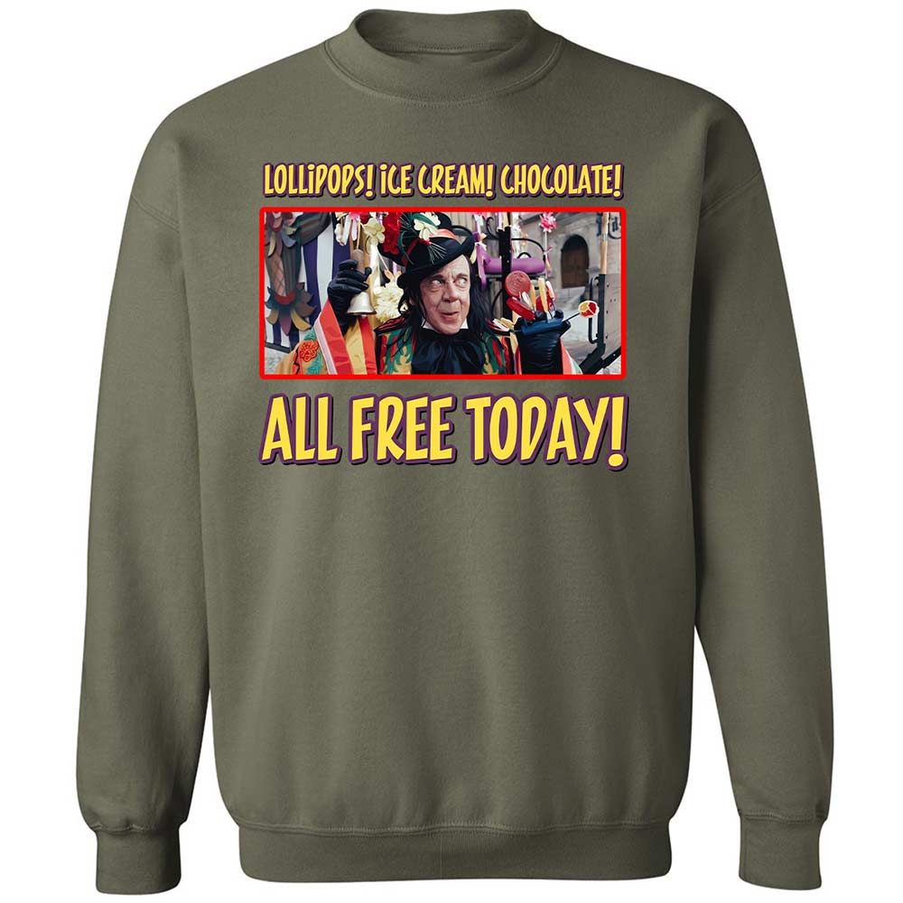 Classic Unisex Sweatshirt - QJV14LXJ - Military Green - 9
