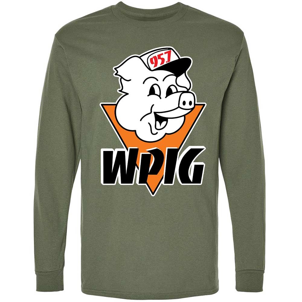 Wpig 95.7 Radio Station - Military Green - 9