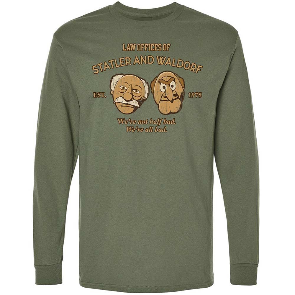 Long Sleeve T-Shirt - B1ZBFFE1 - Military Green - 9