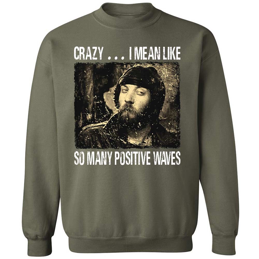 Many positive waves - Military Green - 9