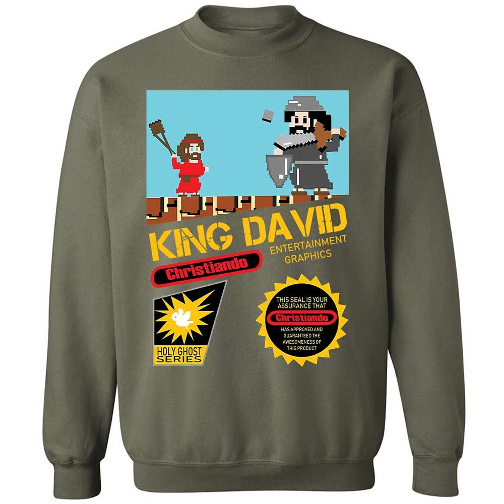David Vs Goliath Cool Christian - Military Green - 9